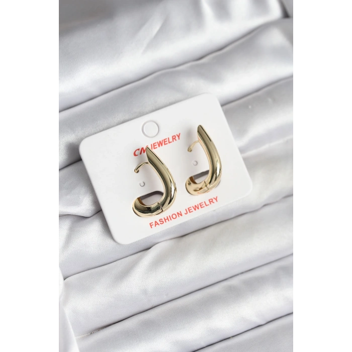 14K Gold Renk Kaplama CM Kadın Küpe