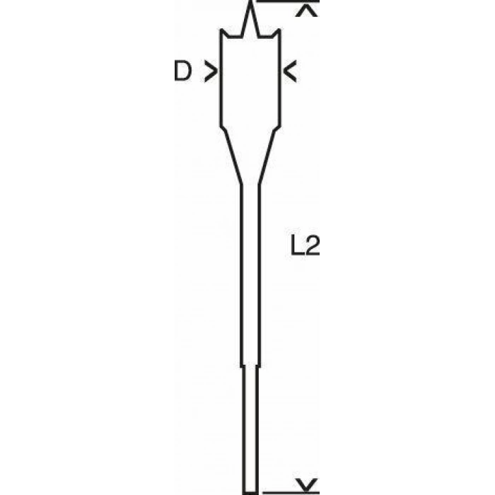 18X152 Altıgen Yassı Ahşap Maktap Ucu