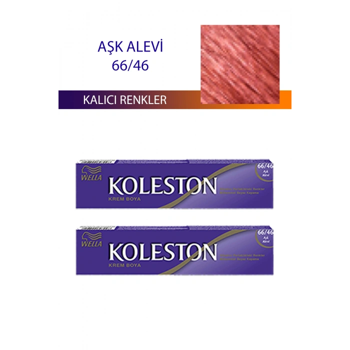 2 Adet Single Tüp Boya Saç Boyası Aşk Alevı 66/46 (74)