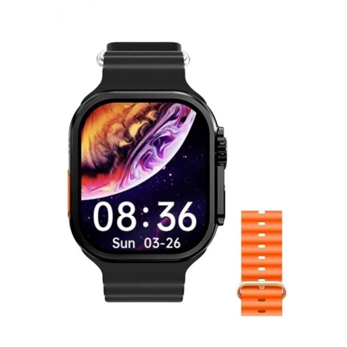 2025 Model Akıllı Saat Çift Kordon Ios Ve Android Arama Cevaplama Sesli Asistan