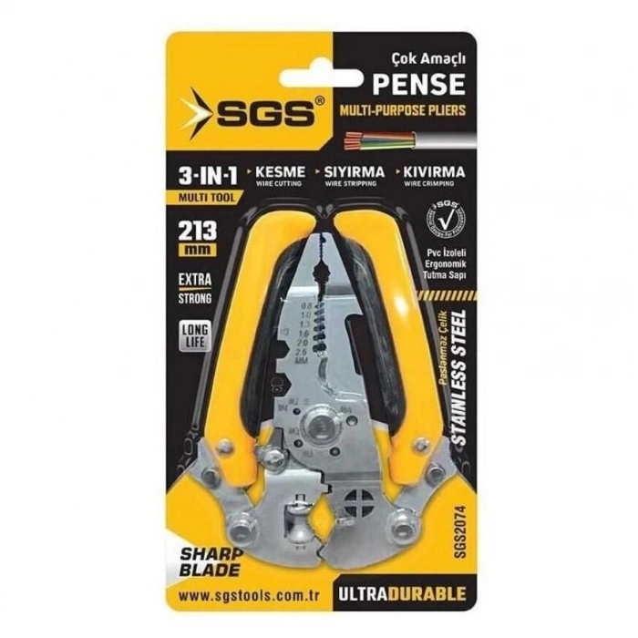 2074 Çok Amaçlı Elektrikçi Pense Seti