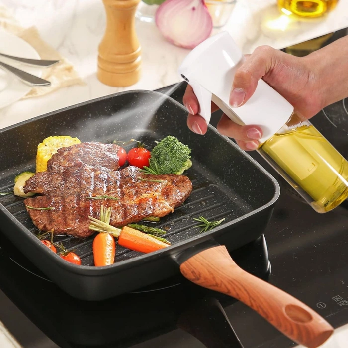 210 ML li Sprey Cam Yağ Limon Sos Spreyi Yağ Şişesi Airfryer- Ta  Yağdanlık