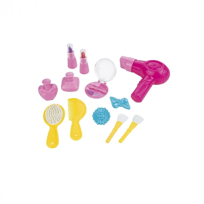 2568 OYUNCAK UNICORN MAKYAJ MASASI VE TABURE SETİ
