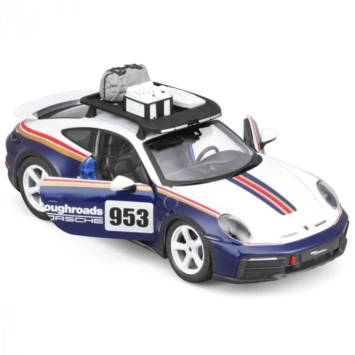 28029 Burago 1:24 Porsche 911 Dakar Model Araba -Sunman