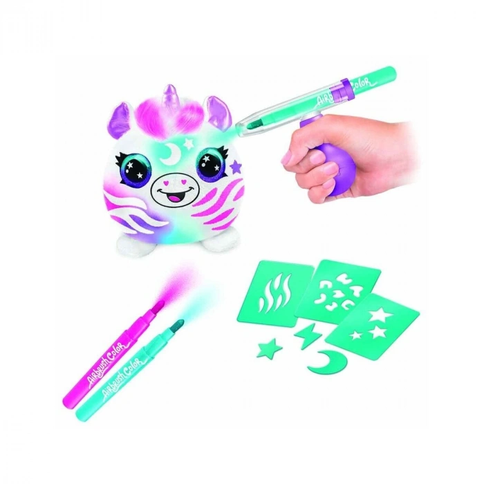 28796 SUN-CNL-HOBİ SET AIRBRUSH PLUSY STERY MINI PLUSH