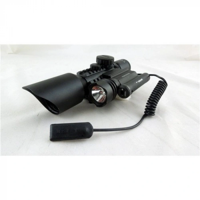 3-10x42 Zoomlu  Dürbünü Lazer  Fenerli M9