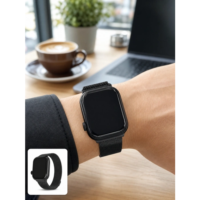 3 Kordonlu Akıllı Saat Bluetooth Arama ve Akıllı Bildirim Destekli