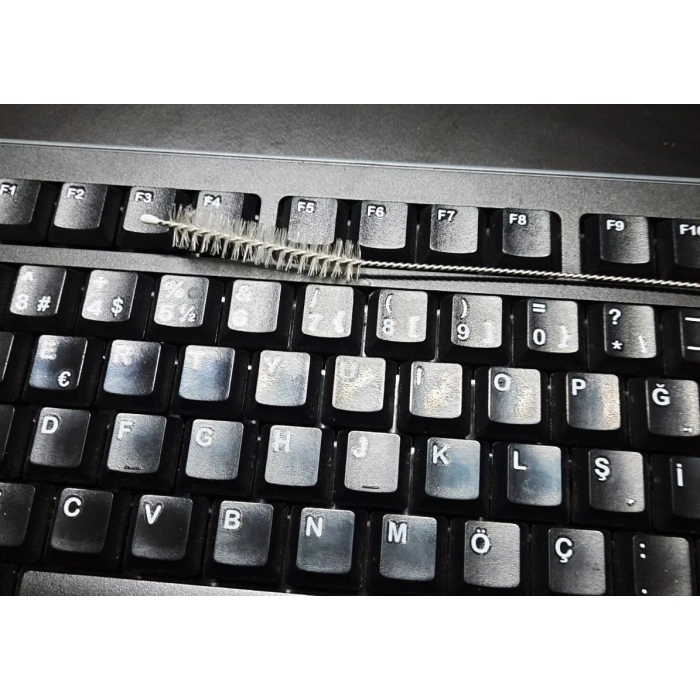 3 Lü Pratik Fırça  Esnek Bükülebilir Klavye Mouse Arası Temizlik Fırçası