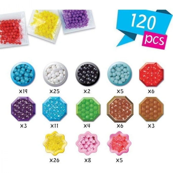31725 AquaBeads Mini tıcı Set 120 parça +4 yaş