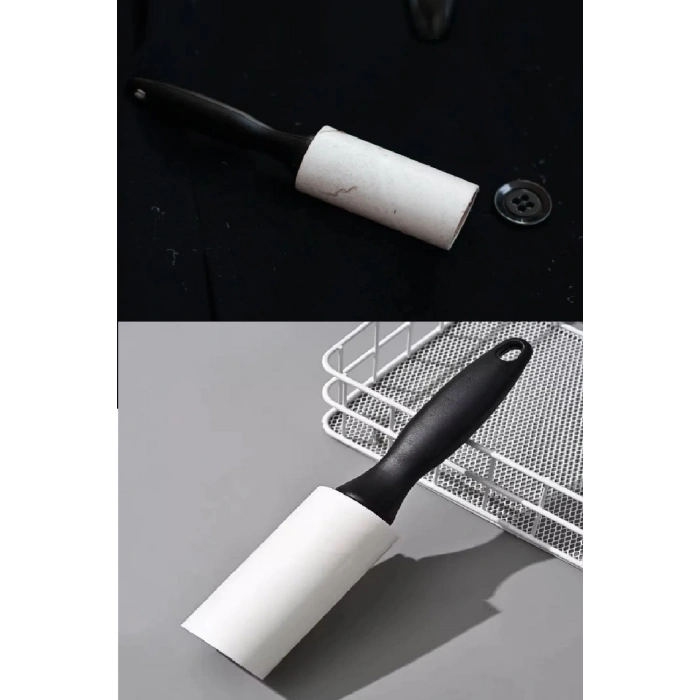 4 Yedekli Tüy Toplama Rulosu 240 Yaprak Evcil Hayvan Elbise Yatak Tüy  Toplayıcı