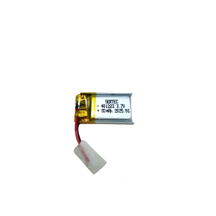 401223 3.7V 80 Mah Lipolymer Pil (Devreli/1.5A) (74)
