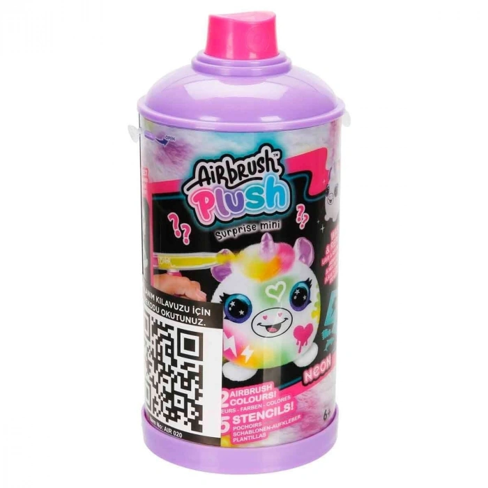45521 SUN-CNL-HOBİ SET AIRBRUSH PLUSYSTERY MINI PLUSH NEON SERIES 2
