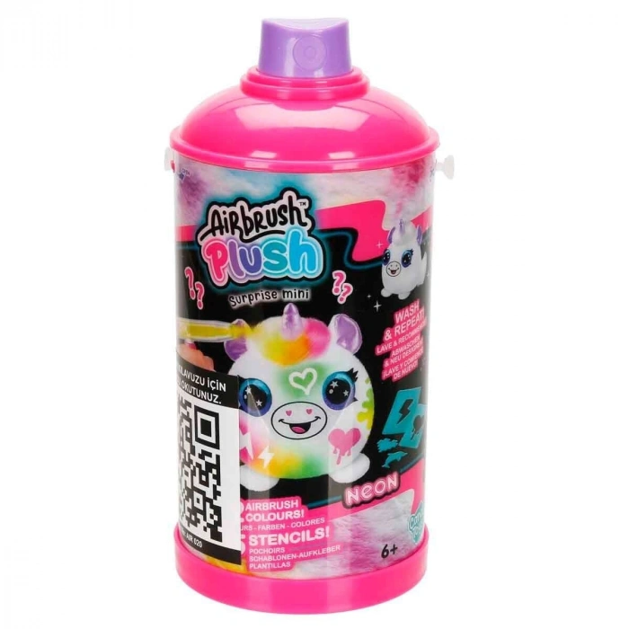 45521 SUN-CNL-HOBİ SET AIRBRUSH PLUSYSTERY MINI PLUSH NEON SERIES 2