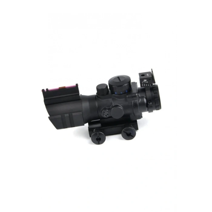 4X32 Kırmızı Işıklı  Dürbünü 4x32 Nişangah