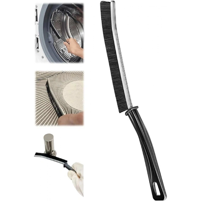 5 Adet İnce Kıl Fırça Banyo Mutfak Pencere Oluk Klozet Kenarı Kavisli Detay Temizleme Fırçası