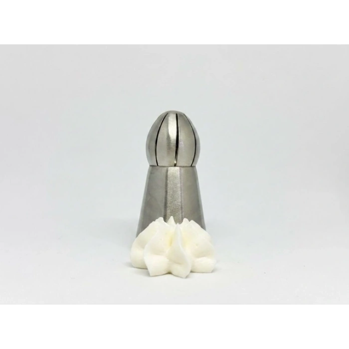 5li Profesyonel Rus Top Duy Ucu Seti – 5.9 cm Büyük Boy Paslanmaz Çelik a Sıkma ve Fırfır Uçları
