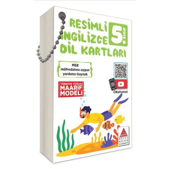 5. Sınıf Resimli İngilizce Dil Kartları