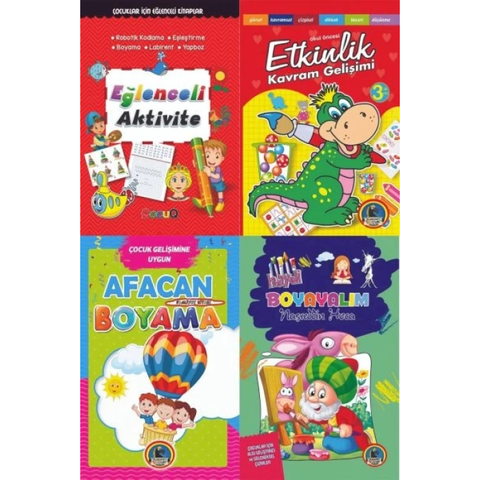 500 Aktivite Serisi (4 Kitap Takım)