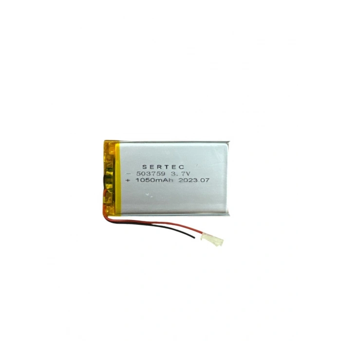 503759 3.7V 1050 Mah Lipolymer Pil Devreli/1.5A (74)