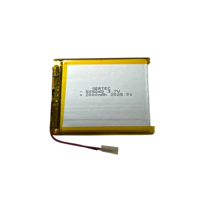 505060 3.7V 2000 Mah Lipolymer Pil Devreli/1.5A (74)