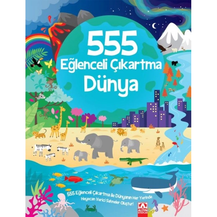 555 Eğlenceli Çıkartma - Dünya