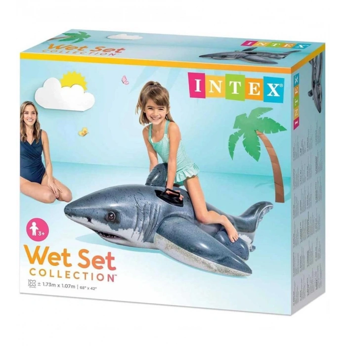 57525 - INTEX - KOPEKBALIĞI BİNİCİ 173 X 107 CM - 1 ADET