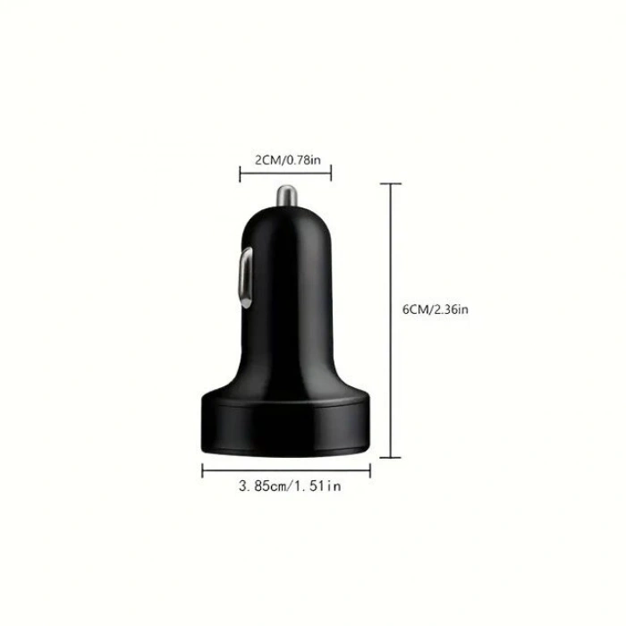 6 Portlu Hızlı Araç Şarj  – 4 Usb + 2 Type-c Çıkışlı Dijital Göstergeli Oto Şarjı