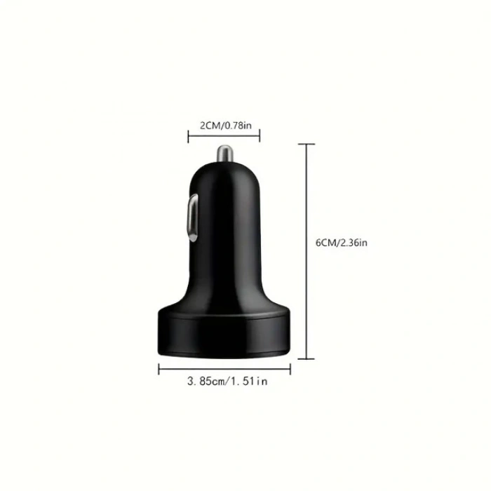 6 Portlu Hızlı Araç Şarj  – 4 USB + 2 Type-C Çıkışlı Dijital Göstergeli Oto Şarjı