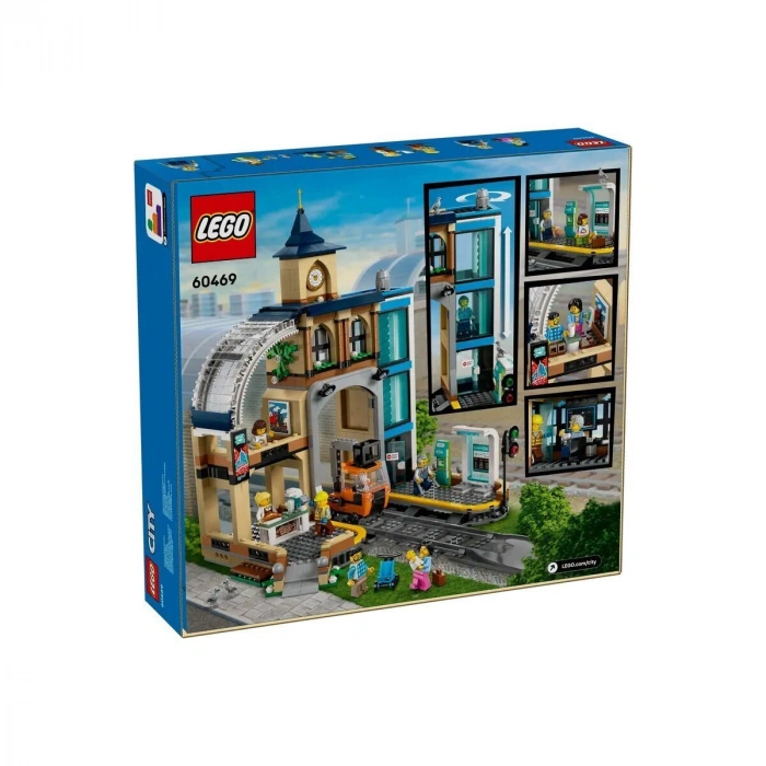 60469 Lego City Merkez Tren İstasyonu 752 parça +7 yaş