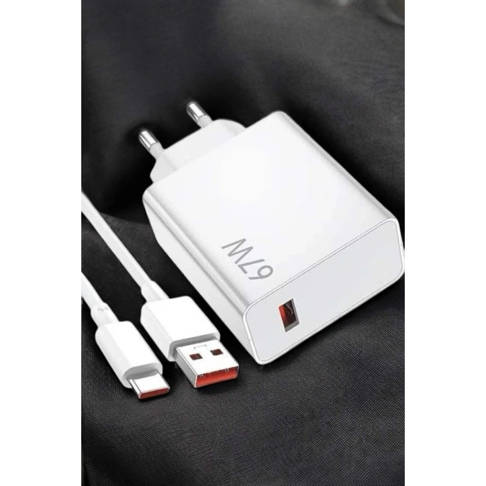 67W Şarj Aleti Turbo Hızlı TypeC Şarj