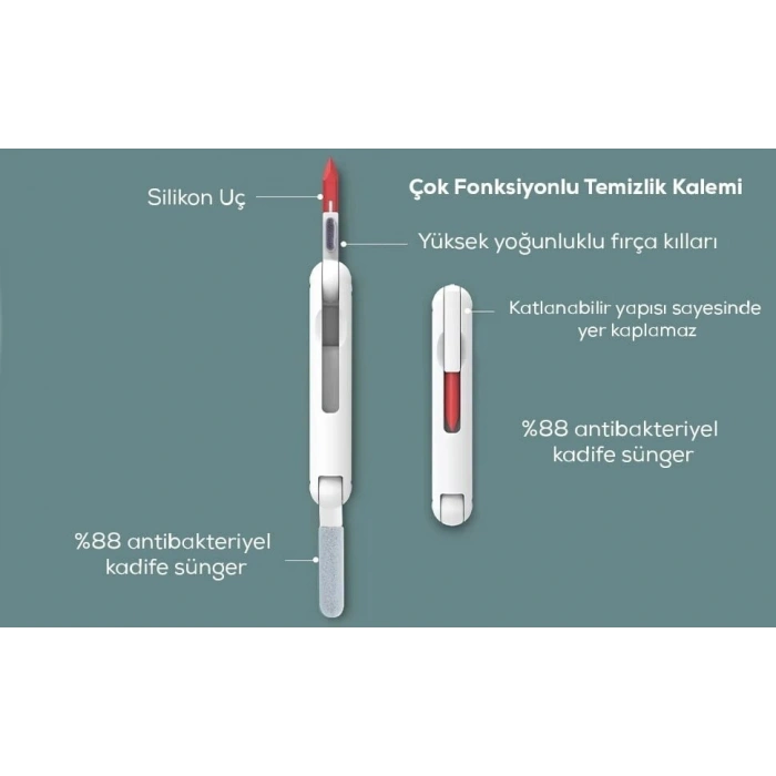 7 Parça Klye Ve Kulaklık Temizleme Fırça Seti
