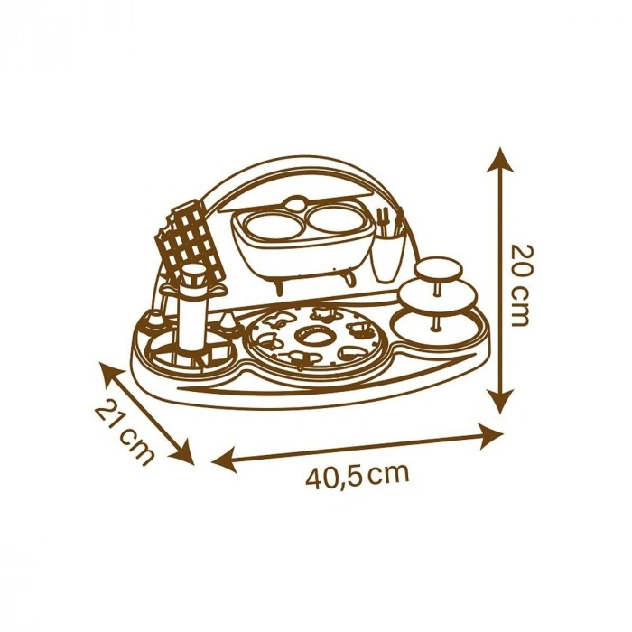 7600312116 Smoby Chef  Fabrikası Oyun Seti