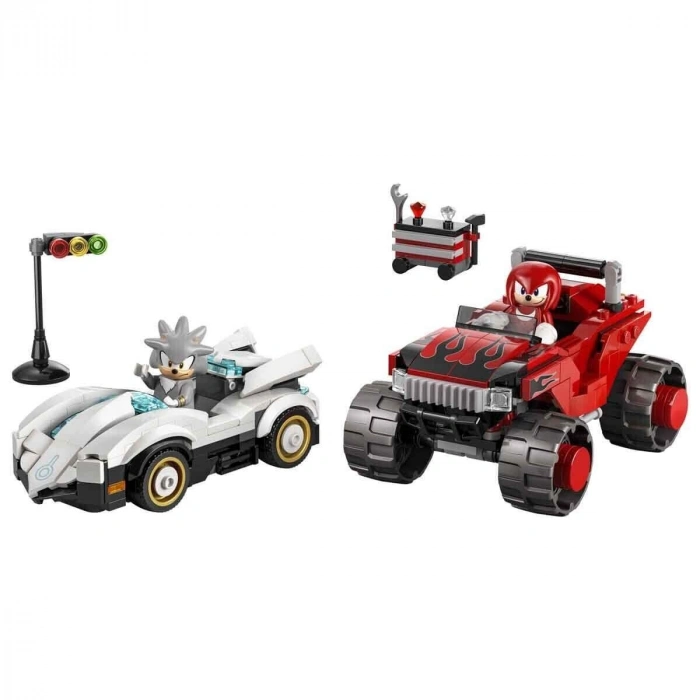 77118 Lego Sonic Silverın Arabası, Knucklesın Canar Kamyonuna Karşı 378 parça