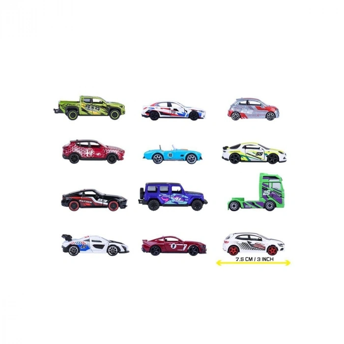 8504000000 Racing Premium Cars, 12-asst.freewheel, opening parts, 1:64, 7.5 c(Belirtilen fiyat, tekli satış için adet fiyatıdır.)