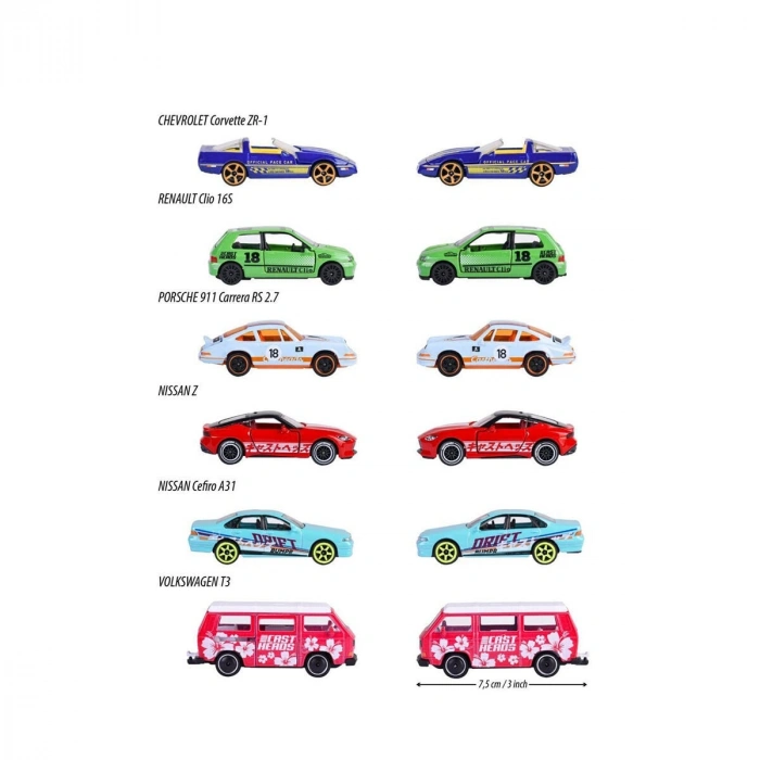 8504100001 CastHeads Premium Cars 6-asst