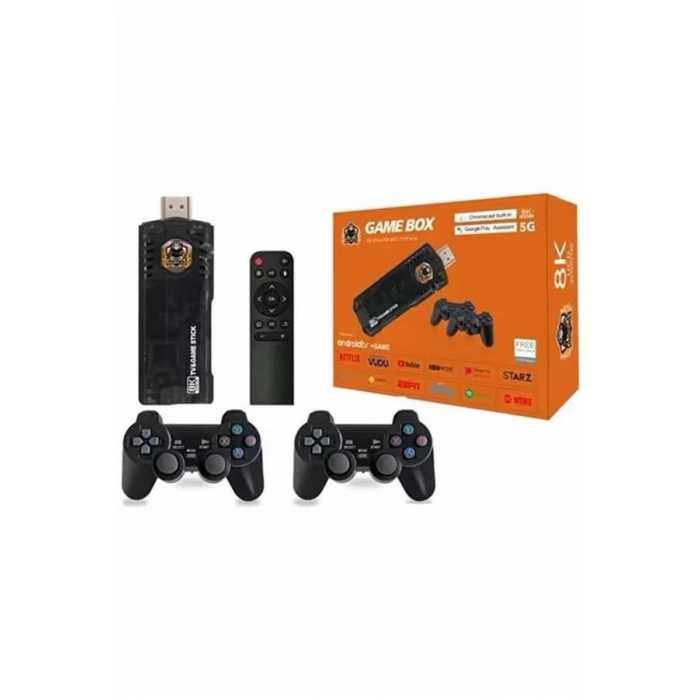 8K Ultra HD Game Box 36500 Oyunlu Game Stick Oyun Konsolu