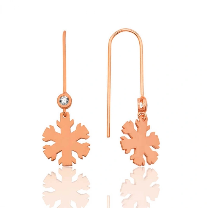 925 Ayar Gümüş Kar Tanesi Küpe Ea1160168 (74)