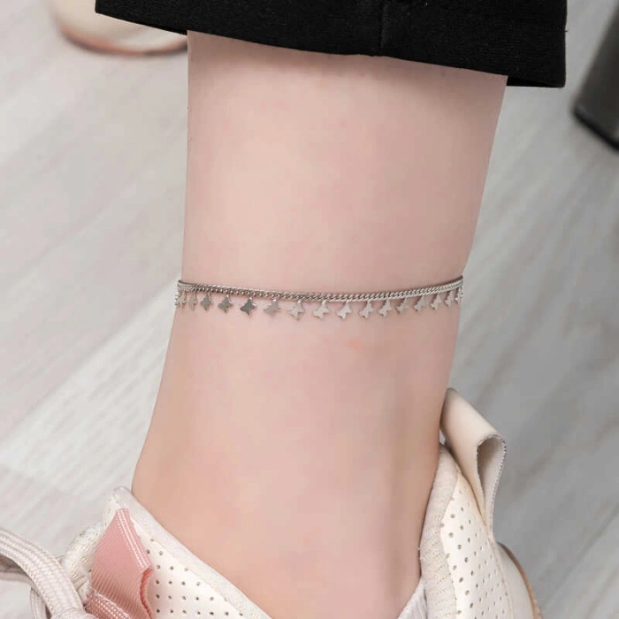 925 Ayar Gümüş Kelebek Halhal T8100 (74)