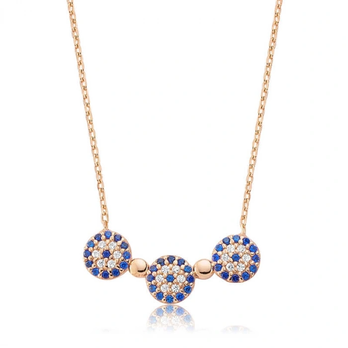 925 Ayar Gümüş Nazarlı Kadın Gümüş Kolye Pt2610126 (74)