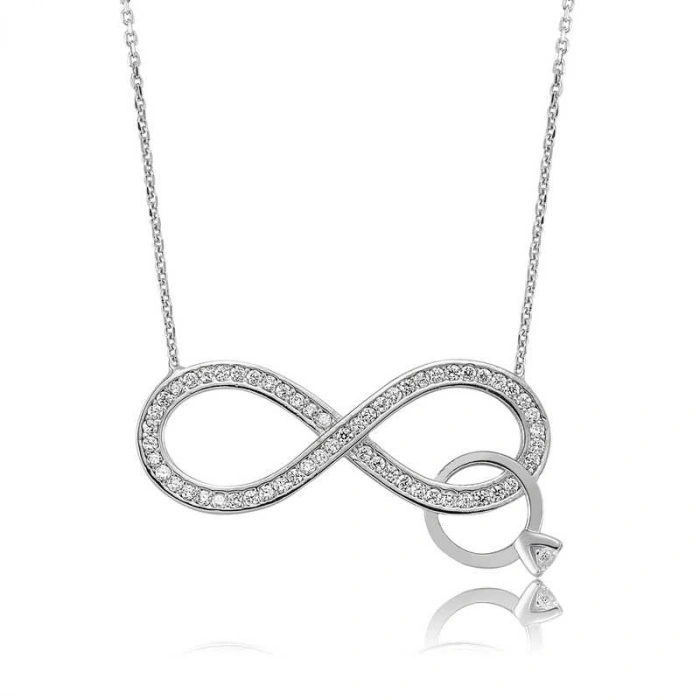 925 Ayar Gümüş Sonsuzluk Tektaş Kadın Gümüş Kolye Pt2610315 (74)