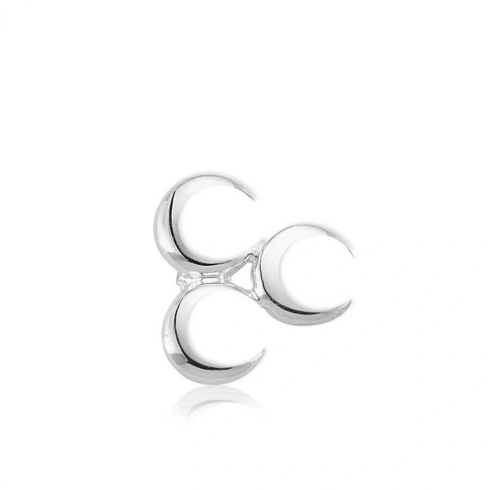 925 Ayar Gümüş Üç Hilal Rozet Brs98121017 (74)