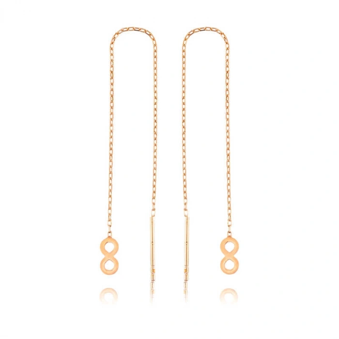 925 Ayar Gümüş Zincirli Sonsuzluk Küpe Ea1160055 (74)