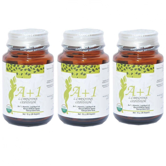 A1 L-Carnitine Lepidium sel 30  X 3 Adet