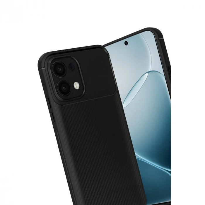 A6 Pro 4g Auto Fus Karbon Kapak - Siyah