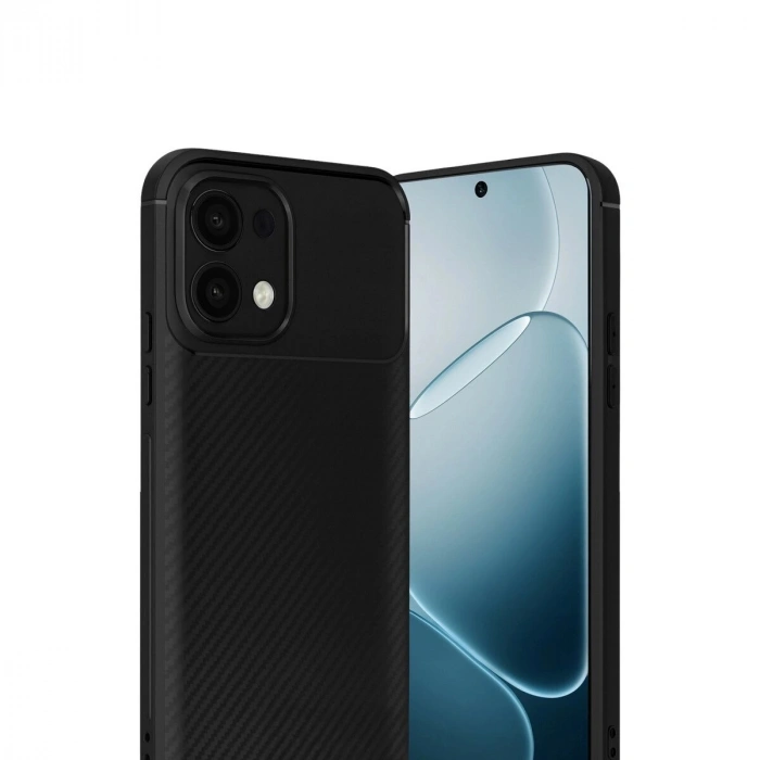 A6 Pro 4g Auto Fus Karbon Kapak - Siyah