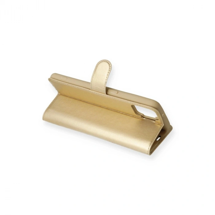 A73 Kılıf Trend S Plus Kapaklı Kılıf - Gold