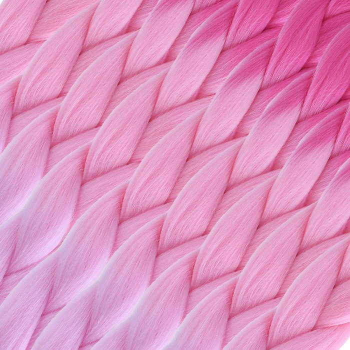 Afrika Örgülük Ombreli Sen  100 Gr. / Koyu Pembe / Açık Pembe / Pembe