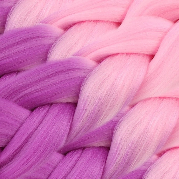 Afrika Örgülük Sen Ombreli  100 Gr. / Açık Pembe / Lila