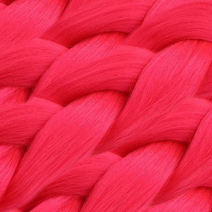 Afrika Örgüsü Ve Rasta İçin Sen  / Koyu Pembe