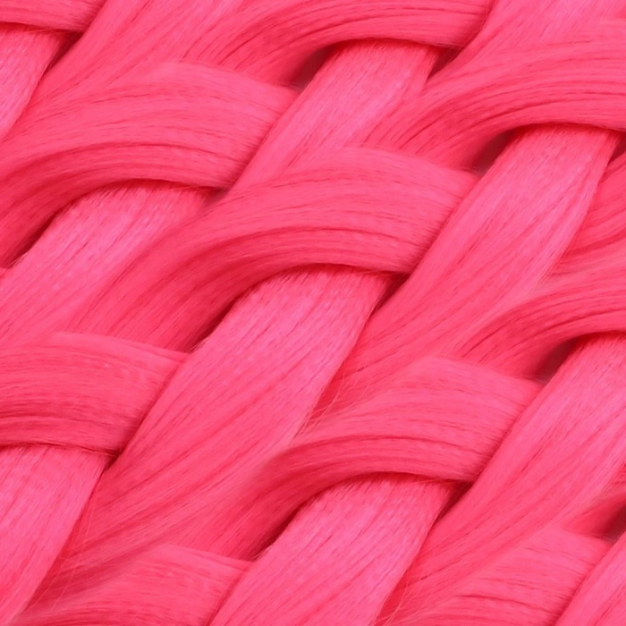 Afrika Örgüsü Ve Rasta İçin Sen  / Neon Pembe